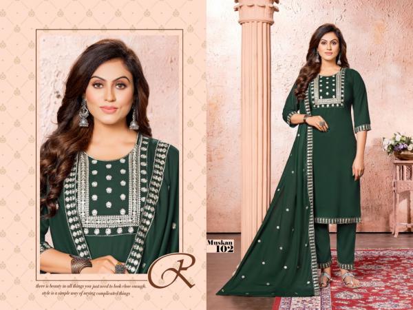 Beauty Queen Muskan 3 rayon Festive Wear Ready Made Collection